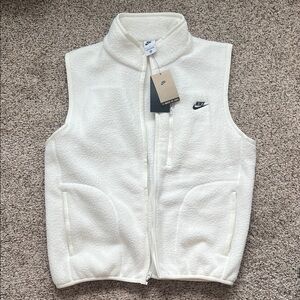 Nike Ivory Fleece Vest